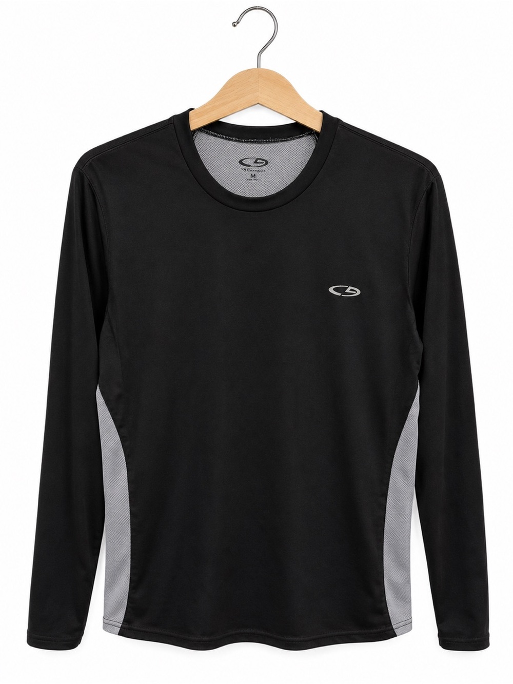 C9 Champion Duo Dry XL Black Gray Long Sleeve Performance Athletic Shirt